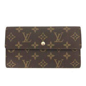 Louis Vuitton Monogram Porte Tresor International Trifold Wallet lux80-101225